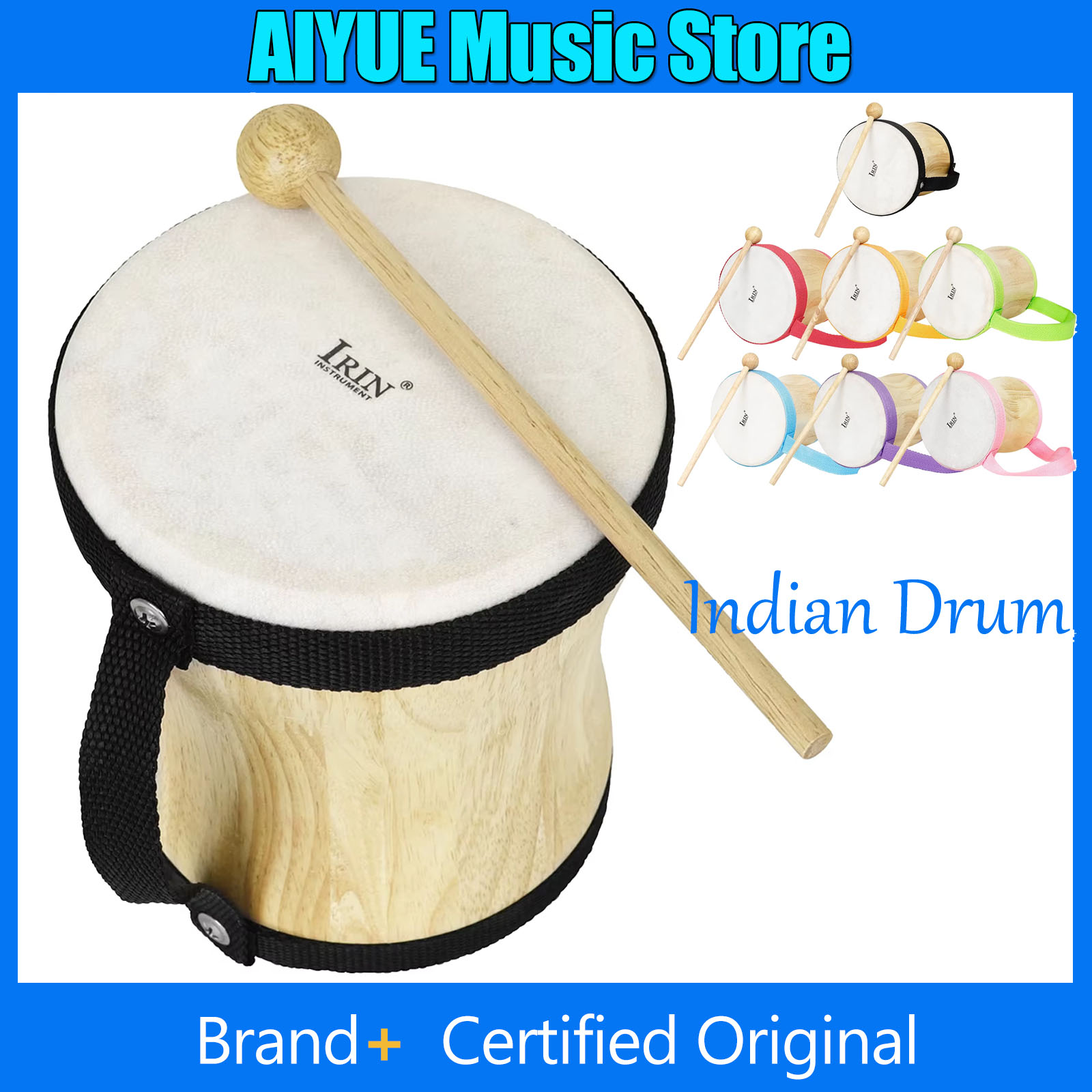 IRIN กลองอินเดีย กลองมือหนังแก - Musical Instrument Indian บทวิจารณ์และราคา